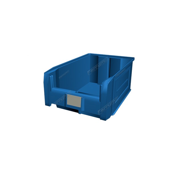Упаковка пластиковых ящиков объём 9,4л. (в упак. 12шт) - синие FERRUM 05.412S-5015