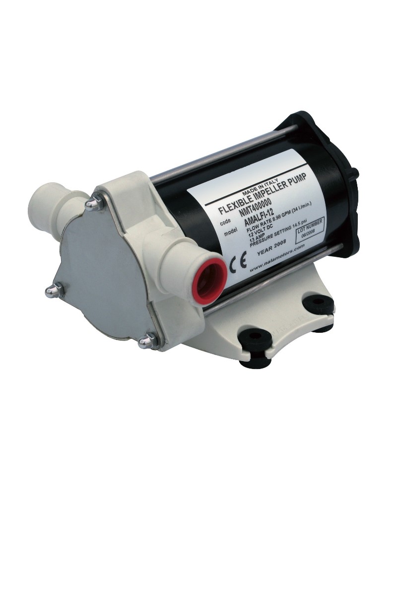 Amalfi 1 12V - Электронасос для воды с гибкой крыльчаткой, 32 л/мин