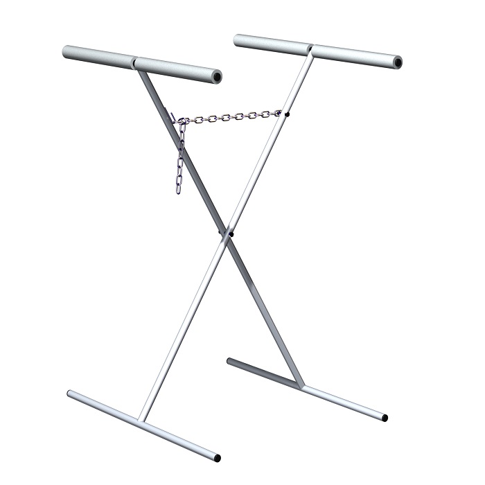 Стенд_иксообразный - серый металлик  06.400-9007