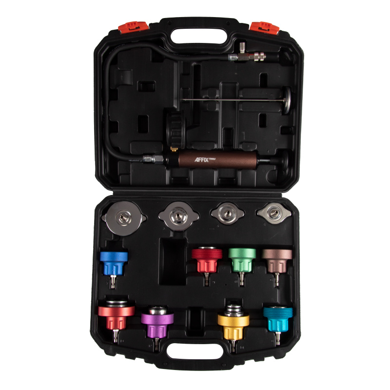AFFIX Набор для тестирования герметичности системы охлаждения, 14 предметов, кейс AF10331014C