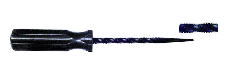 Шило-напильник спиральное 5мм с прямой ручкой НХТ-12