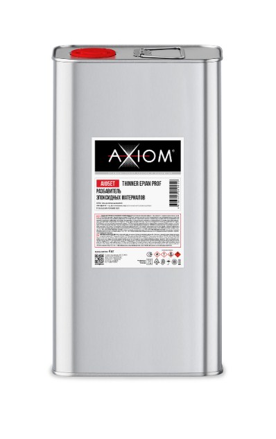 Разбавитель эпоксидных материалов Thinner Epian Prof 4кг AXIOM AI05ET