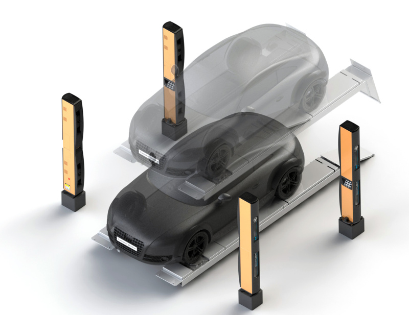 Стенд развал-схождения Техно Вектор 8 SMARTLIGHT 8218 Light  