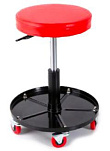 Сиденье ремонтное на колесах, г/п 130кг, высота 380-508мм ROSSVIK ST334